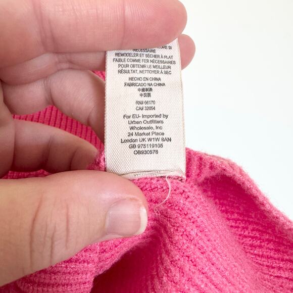 Free People Softly Structured Colorblock Sweater in Candy Pop - Picture 12 of 12